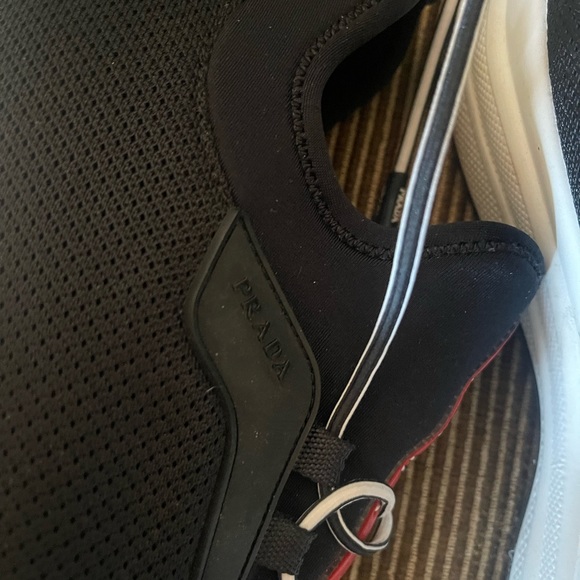 Prada sneakers, black size 8.5 - Picture 5 of 12